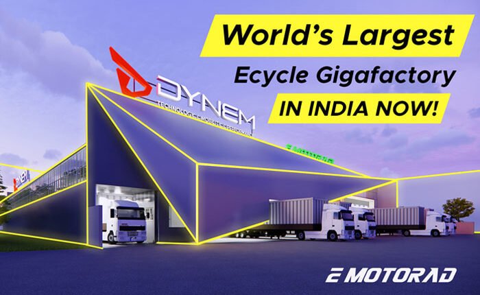 India-based startup DYNEM by EMotorad begins constructing the world’s biggest integrated e-bike factory in Maharashtra.