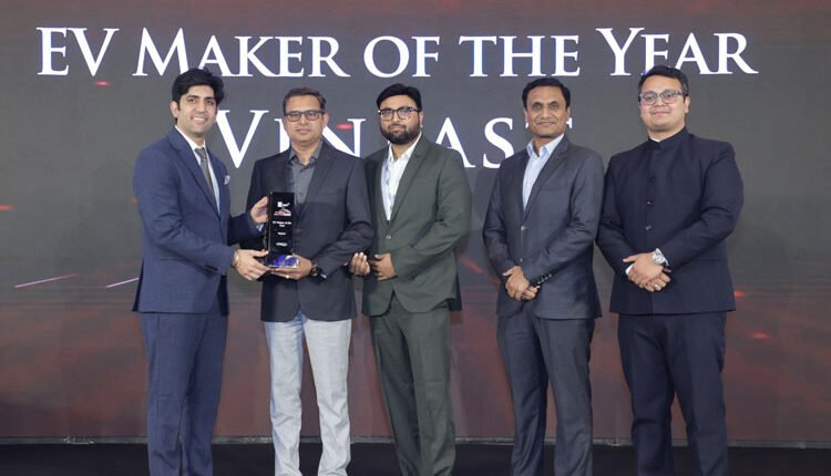 VinFast India has been honored with the “EV Manufacturer of the Year”